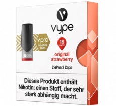 2x Vype ePen 3 Caps vPro Original Strawberry