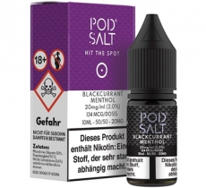 POD SALT Blackcurrant Menthol (10ml, 20mg Nikotinsalz) Liquid