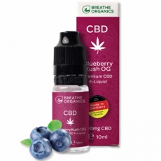 Breathe Organics Blueberry Kush OG CBD Liquid 300mg/10ml