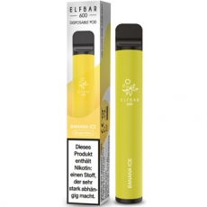 Elf Bar 600 Banana Ice (Einweg E-Zigarette, 20mg Nic Salt, max 600 Züge)