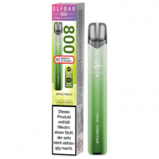 Elf Bar 800 Apple Peach (Einweg E-Zigarette, 20mg Nic Salt)