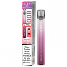 Elf Bar 800 Peach Ice (Einweg E-Zigarette, 20mg Nic Salt)