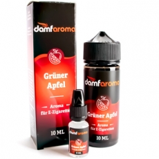 damfaroma Grüner Apfel Aroma (10ml in 120ml Leerflasche)