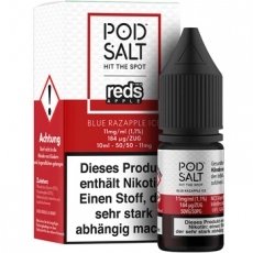 POD SALT Fusions: Blue Razapple Ice (10ml, 11mg Nikotinsalz) Liquid