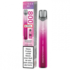 Elf Bar 800 Dragonfruit Strawberry (Einweg E-Zigarette, 20mg Nic Salt)