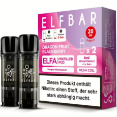 Elfbar ELFA Pods Dragon Fruit Blackberry (2x2ml/20mg Nikotinsalz)