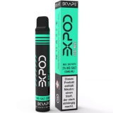 EXVAPE Expod Cool Mint (Einweg E-Zigarette, 20mg Nic Salt, max 500 Puffs)