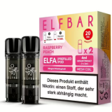Elfbar ELFA Pods Raspberry Peach (2x2ml/20mg Nikotinsalz)